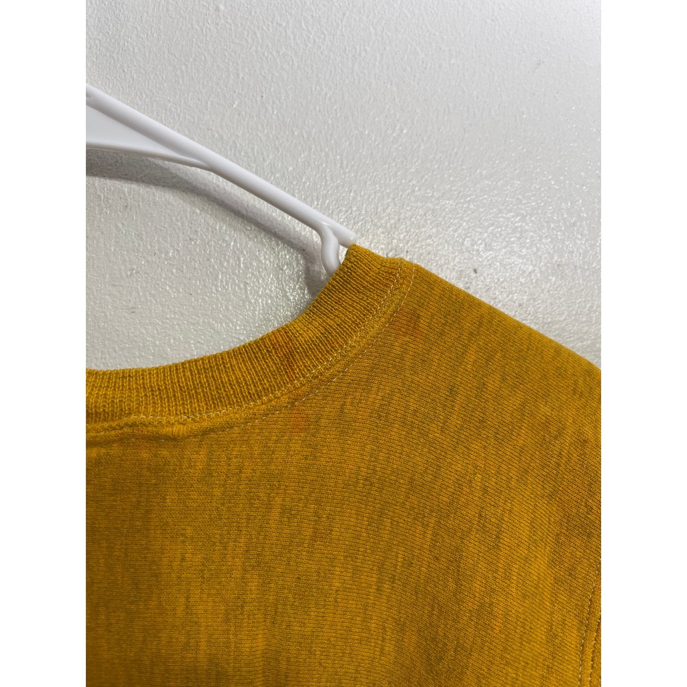 Vintage 90s Jansport AIB American Institute of Business Sweatshirt Yellow M - Picture 7 of 7